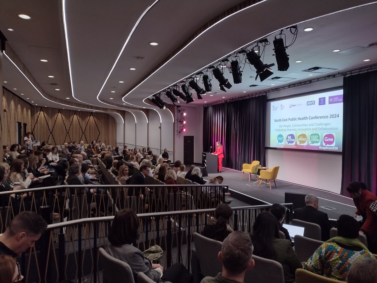 A full house at NorthEast Public Health conference, opportunity to share how to tackle health inequalities and support our communities #nephconf24