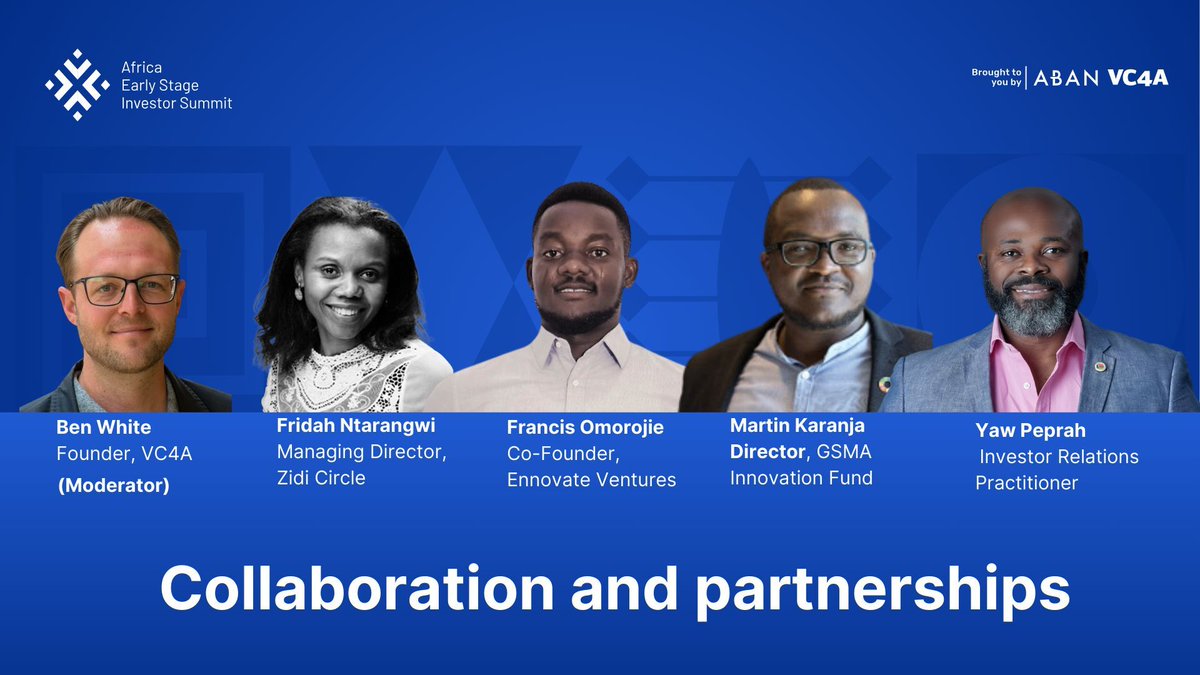 ZidiCircle's tweet photo. We  Joined the Africa Early Stage Investing Summit hosted by @VC4A_Africa &amp; @ABANAngels in Capetown last week!

#InvestinAfrica #Collaboration #Partnerships #Ecosystembuilding #Exits #VC4A https://t.co/sxYW5wrcMk