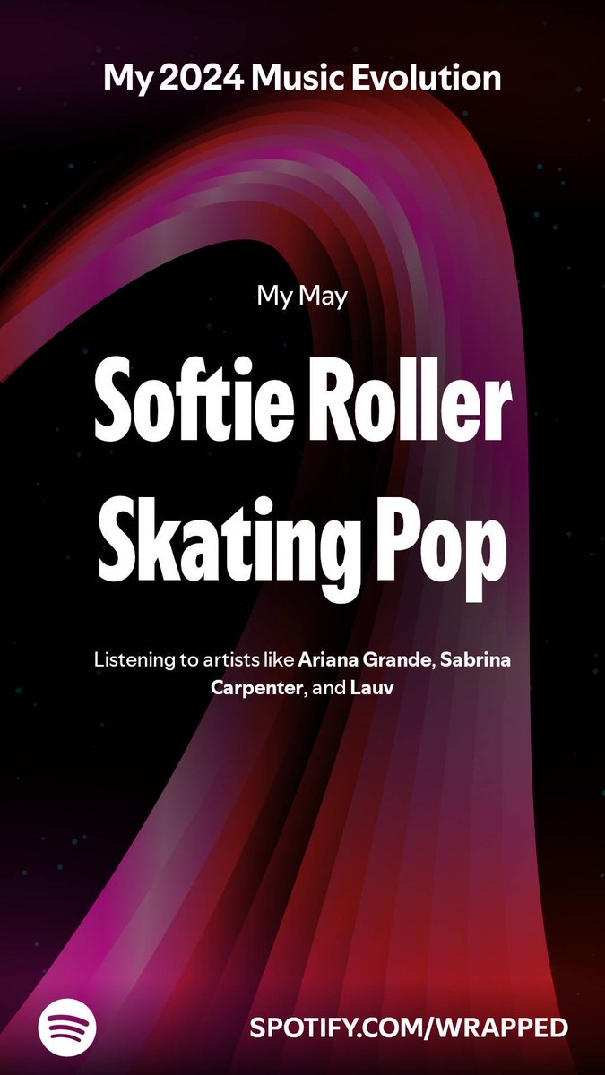 In May I was all about Ariana Grande, Sabrina Carpenter, and Lauv. How did you evolve this year? #SpotifyWrapped   open.spotify.com/wrapped/share/…