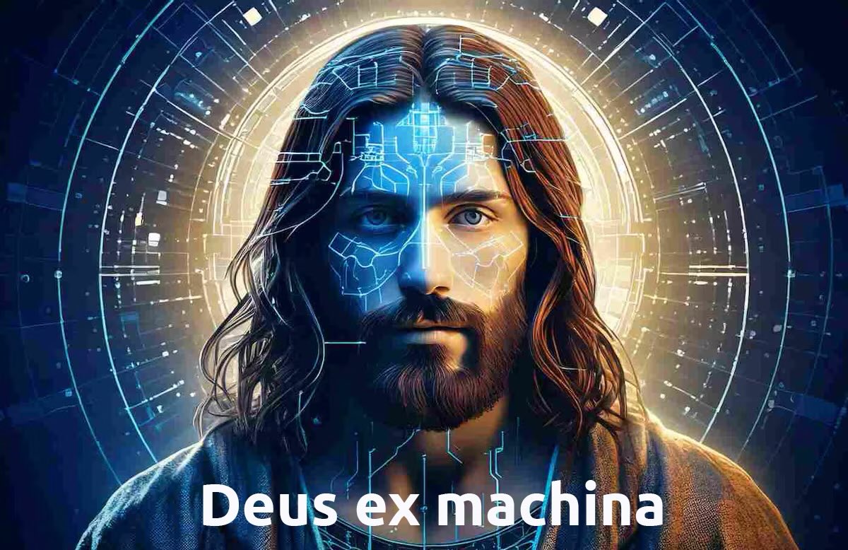 Deus ex machina: La instalación de arte de Lucerna. El objetivo: los límites de la #IA en el contexto de la religión. 👇🏻

metaversoaudiovisual.com/deus-ex-machin…