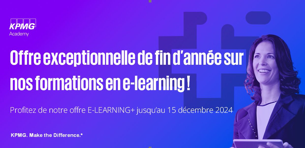 MrNiac's tweet image. Profitez de cette offre exceptionnelle de formations pour vos équipes !
Vous y trouverez forcément les thématiques pertinentes pour votre entreprise.

@KPMG_France #KPMGAcademy #GlobalAssurance #elearning #formation #Compétences #OffreSpécial