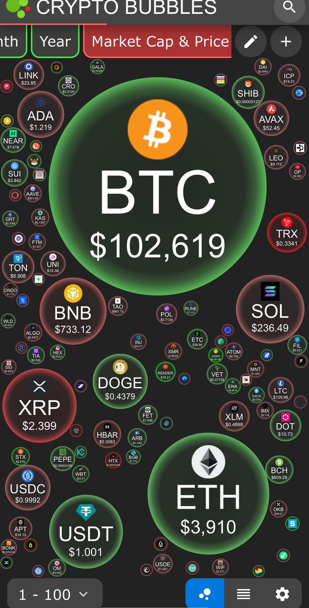 How we all feeling with BTC surpassing 100k?✌️