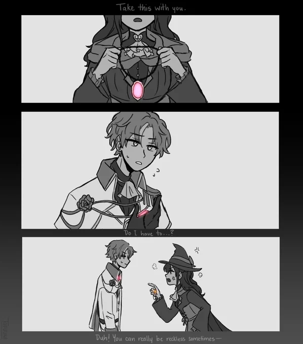 hi . *dooms the siblings again* (1/2)
(but make it fantasy au)

#prsk_FA 