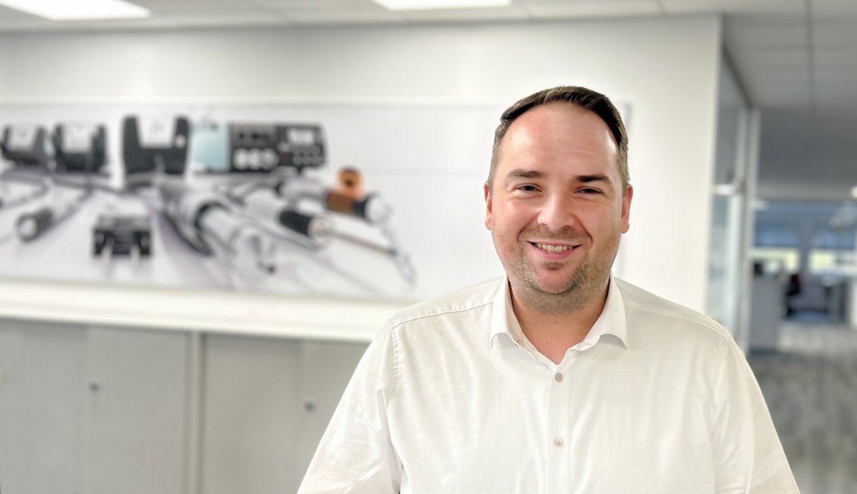WellerTools's tweet image. Excited to #welcome Krisztian to #WellerTools as our new #KeyAccountManager for #EasternEurope! With his extensive experience in #industrial #sales and #electronics #manufacturing, he will drive our growth in the region by identifying and seizing new business opportunities. #Job