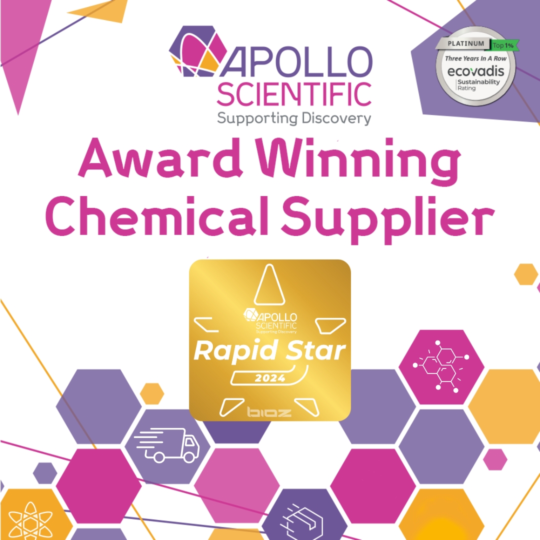 🚀 Proud to win the 2024 Bioz Rapid Star™ Award in the Chemicals category—for the 2nd year in a row! 🏆

This honour reflects our rapid growth and increased researcher trust. Thank you to the scientific community for helping us shine! 💡

#BiozRapidStar #ChemicalInnovation