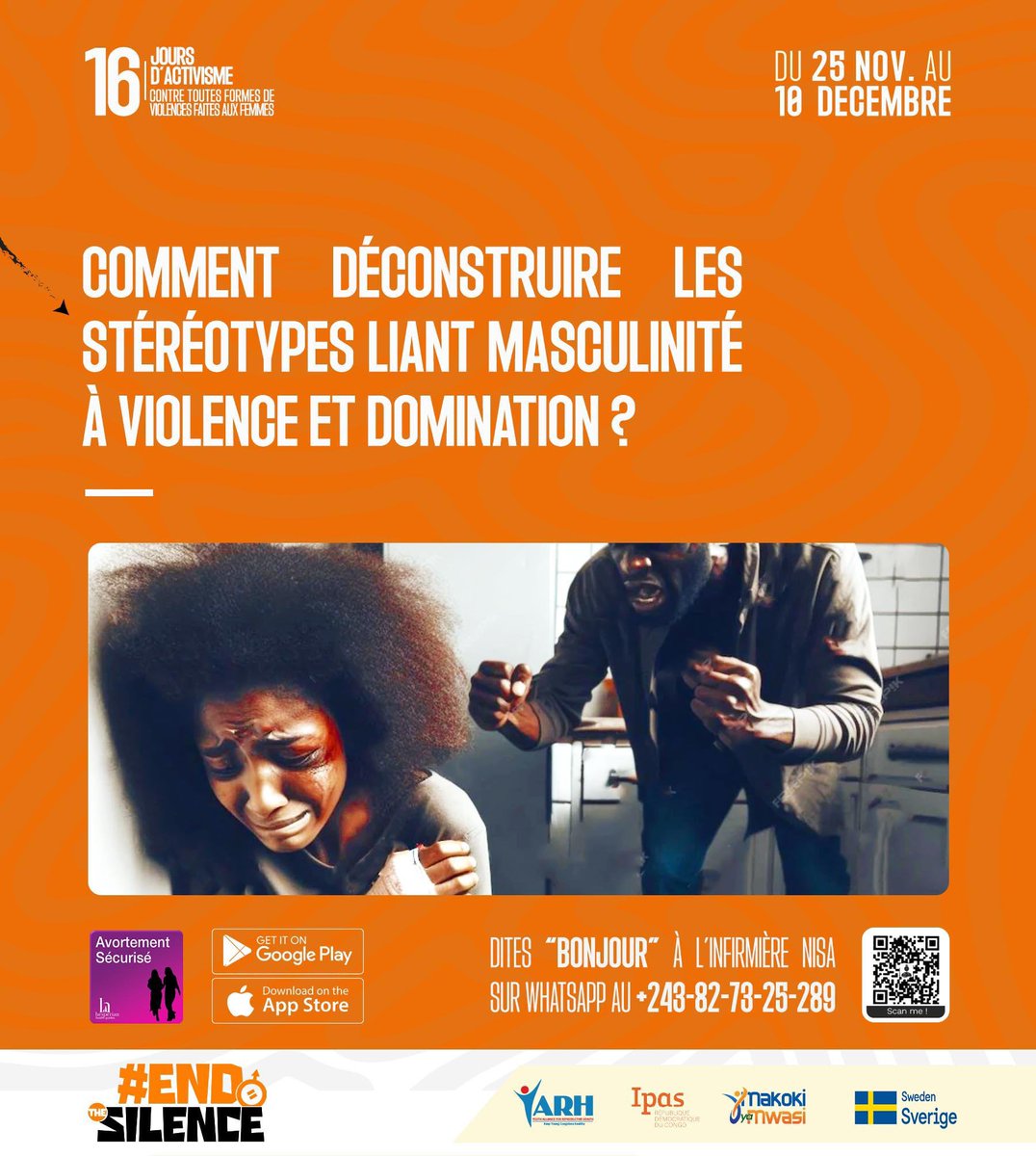 MosesColors's tweet photo. #EndTheSilence4GBV : Intégrer une éducation à l'égalité des genres dans les programmes scolaires, en abordant les questions de masculinité, de féminité et de violence.
@Yarhdrc
@IpasRDC
@Mulunda_JC
@Mpoyi 
@Canada en RDC 
#YARHInAction
#MakokiYaMwasi
#16JrsVBG https://t.co/lsufEKMg2E