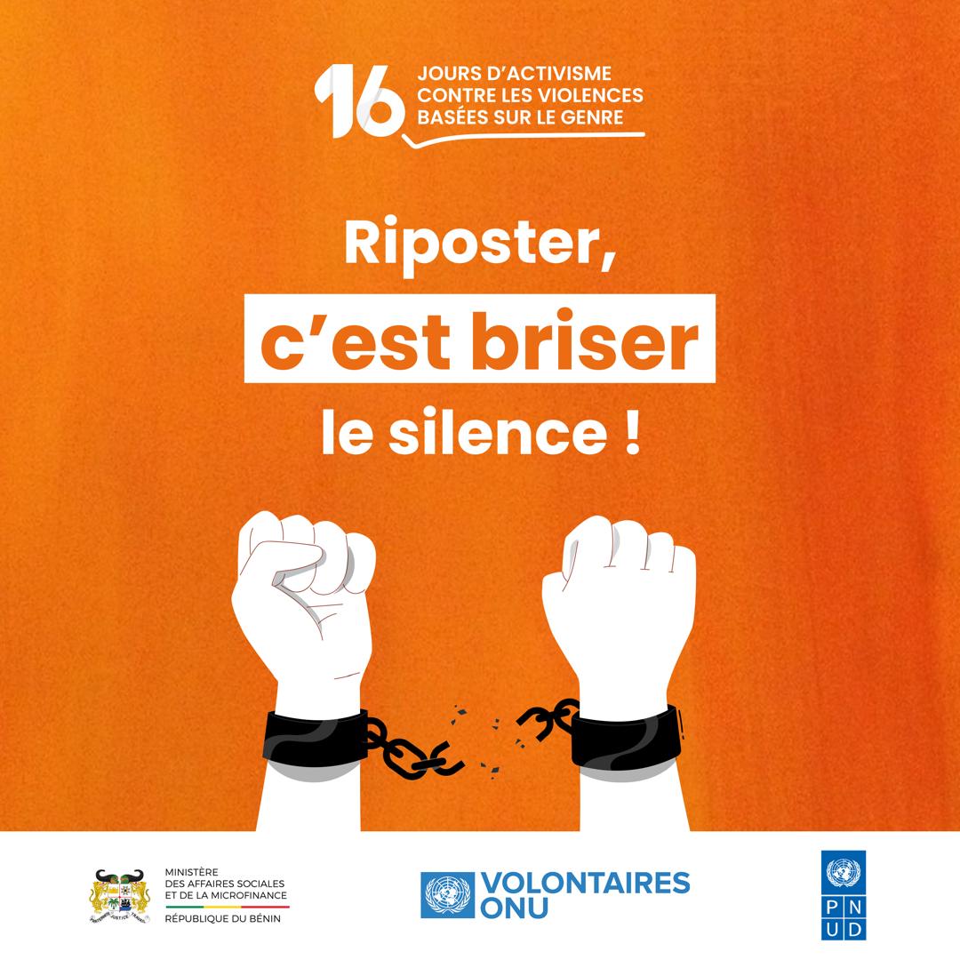 Chaque voix compte dans la lutte contre les #VBG. La justice commence par l'écoute.
Ensemble, élevons nos voix pour soutenir les victimes. 
#16Jours #PasDExcuse #VolontairesEngagés