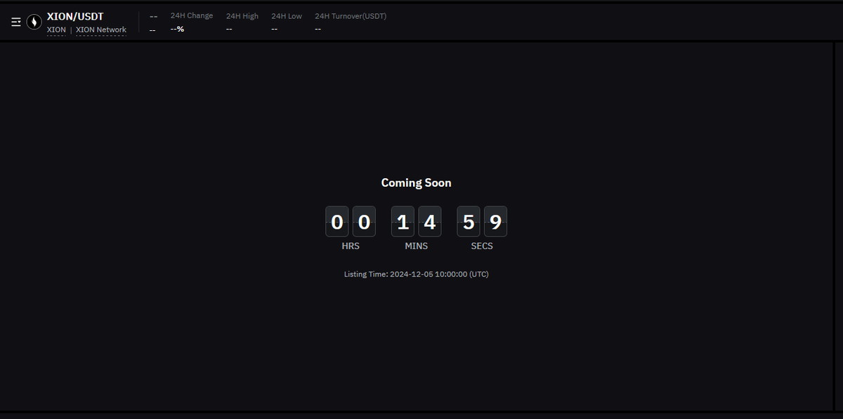 15 MIN BEFORE $XION TGE

BYBIT / KUCOIN / MEXC / GATE / BINGX

BELIEVE IN $XION