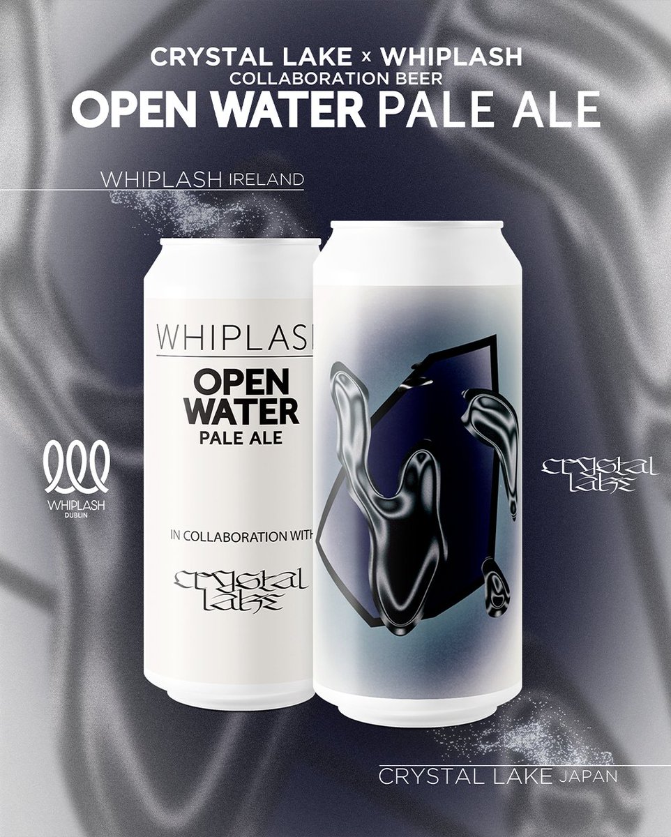 NEWS】 Crystal Lake x WHIPLASH コラボ・クラフトビール完成🍺！ また