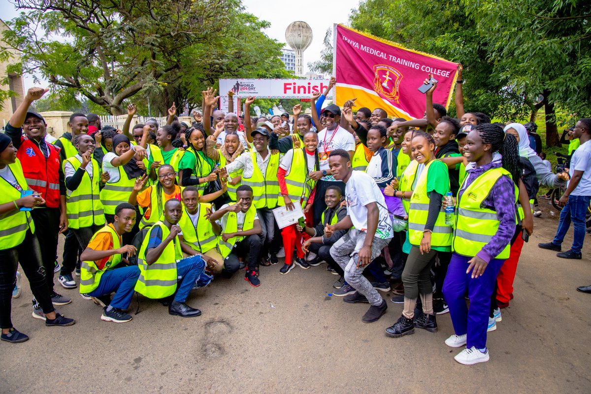 Hoiyeee! Team #KMTC, you came, you ran, you conquered! Together, let’s:
#EndAIDSby2030
#EndNewHIVInfections
#EndAdolescentPregnancies
#EndHIVRelatedStigma
#RaceAgainstTime