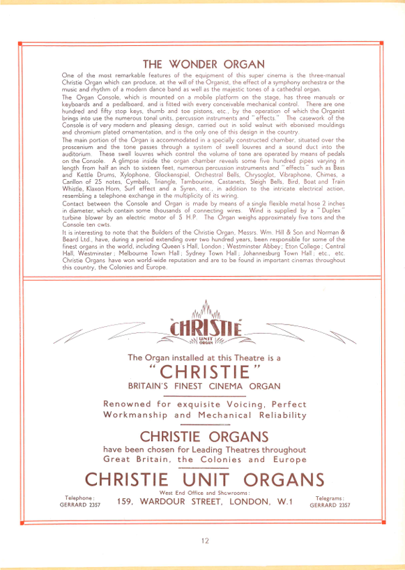 This December marks 91 years since the Commodore Theatre in Orpington opened. The occasion was marked with a special souvenir programme, pictured, that includes a wealth of information about the cinema. 

#PictureOfTheWeek