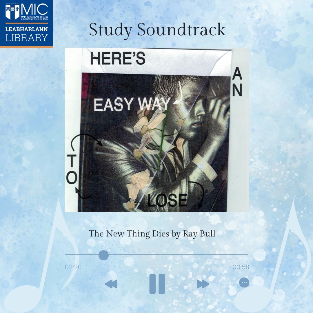 miclibraries's tweet image. Exams are almost here!

Sam's choice of Study Soundtrack this week is the amazing "The New Thing Dies" by Ray Bull.

Best of luck to everyone in their upcoming exams.
 
#studyplaylist #goodluck #studenttakeover
