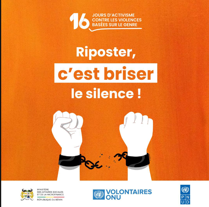 Chaque voix compte dans la lutte contre les #VBG. La justice commence par l'écoute.
Ensemble, élevons nos voix pour soutenir les victimes. 
#16Jours #PasDExcuse #VolontairesEngagés