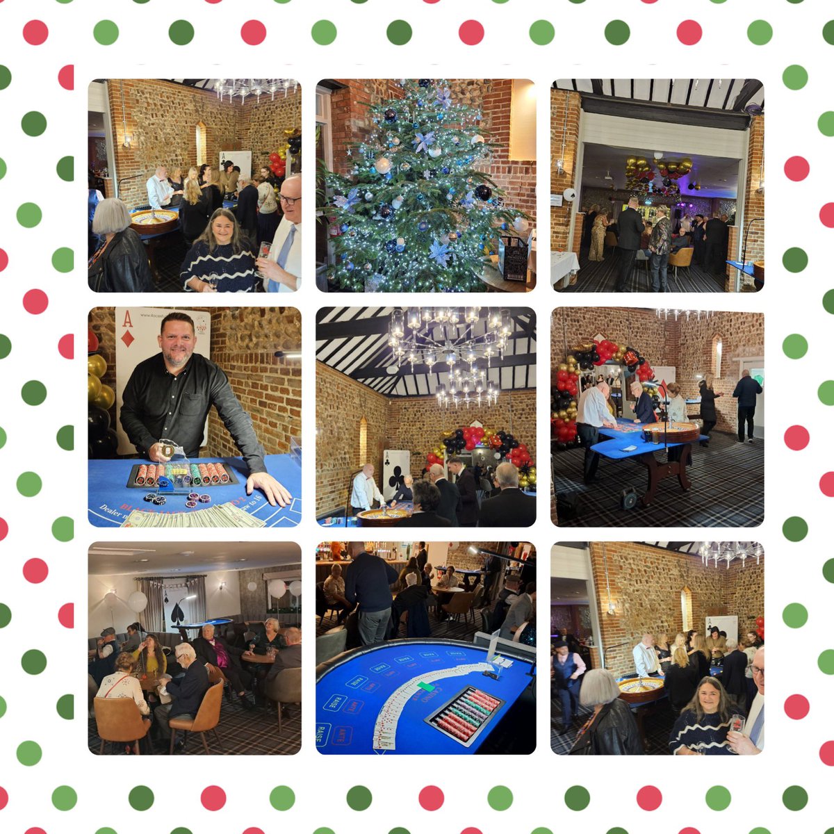 4acesfuncasino's tweet image. ♥️♣️♦️♠️ A fabulous party night at @ForestParkCaravan last night for the owners. Lovely to see everyone again Dan was overall #trophy leader #highroller. 👏🏻👏🏻 #funmoney 💰💵 #partyentertainment 
Plenty of #casinofun &amp;amp; friendly competition at each of the 5 tables. 🥂🍾🍷🍻