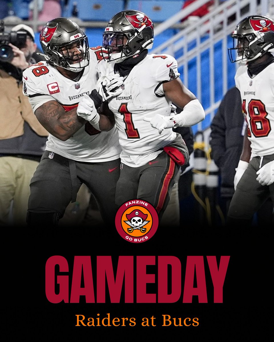 IT'S GAMEDAY‼️

🏈| #Raiders @ #Bucs

Drop your predictions below👇 #WeAreTheKrewe