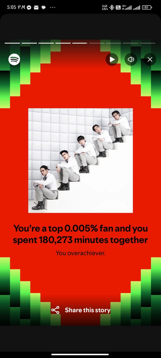 eel_blackjack's tweet photo. 🤣 tinawag ako ni Spotify na overachiever
#SpotifyWrapped
#ZombieStreamer
@SB19Official #SB19 https://t.co/Cn9hQrJW1H