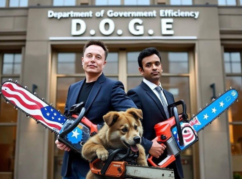 ChainsawCTO's tweet photo. D.O.G.E.'s team and #CHAINSAW ready to cut costs! https://t.co/03Bj52XlT7