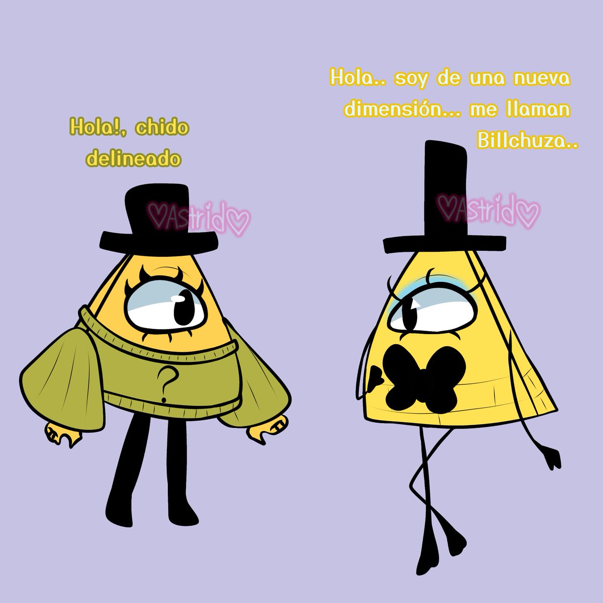 Lechuza_Bill's tweet photo. Un mini comic que haré de mi Bill conociendo a otros Billis de otros dimensiones lol, Bill de @The_Proyect_0, amo tu Bill <3 #minicomic #GravityFalls #GravityFallsAU #GravityOwl #Billcipher #BillcipherAU #BillCipherFanart #AU #Nosepan https://t.co/rZNhWm300m