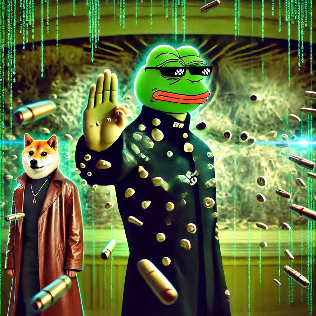 PepeOnDoge's tweet photo. @Ashcryptoreal You can exit the matrix by entering the right narrative🧠

$PODGE is the right choice. 

🐸+🐶=🌙

Will you choose the red 💊 ? https://t.co/GDA7rMKmJe