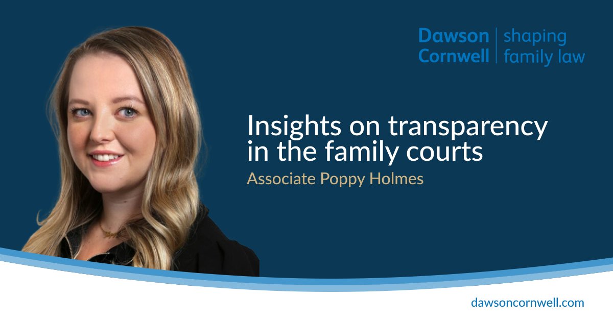 Following the inaugural #FamilyCourtReportingWeek, Associate Poppy Holmes discusses the importance of the family courts operating under a balance between transparency and privacy for parties. Read more here: bit.ly/4gBZFhV #FamilyLaw
