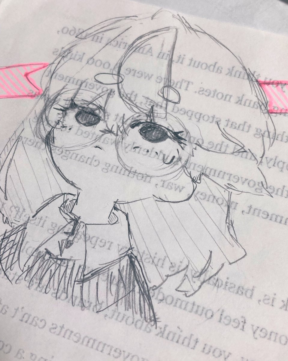 らくがき
裏紙に描く方が調子いいのなんで😿