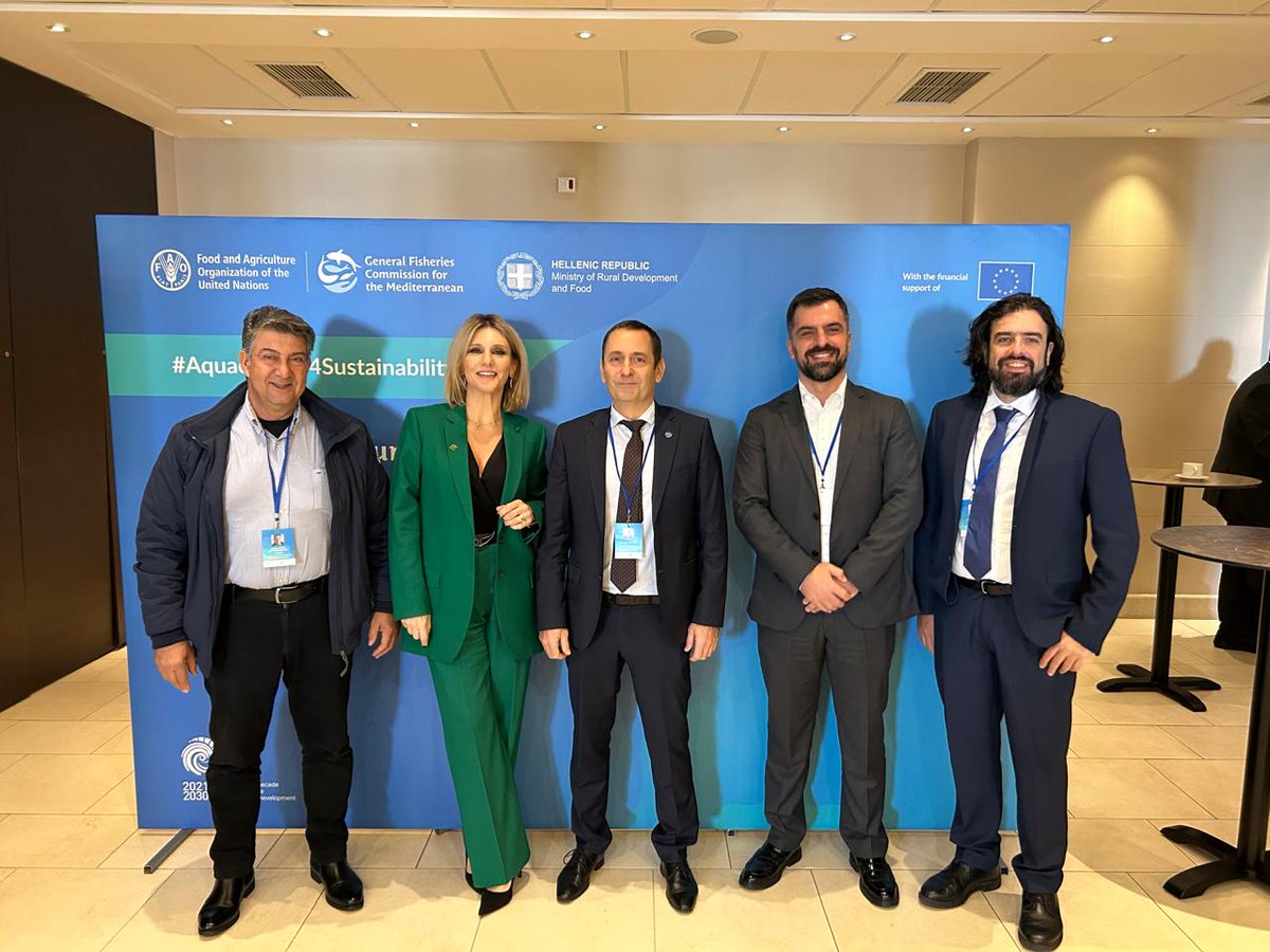 Shaping the Future of Sustainable Aquaculture in the Mediterranean and the Black Sea conference" in Heraklion #Greece #Aquaculture4Sustainability 🐟