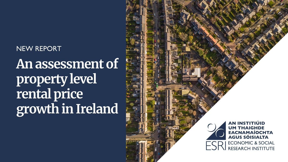 Economic and Social Research Institute (ESRI) tweet media