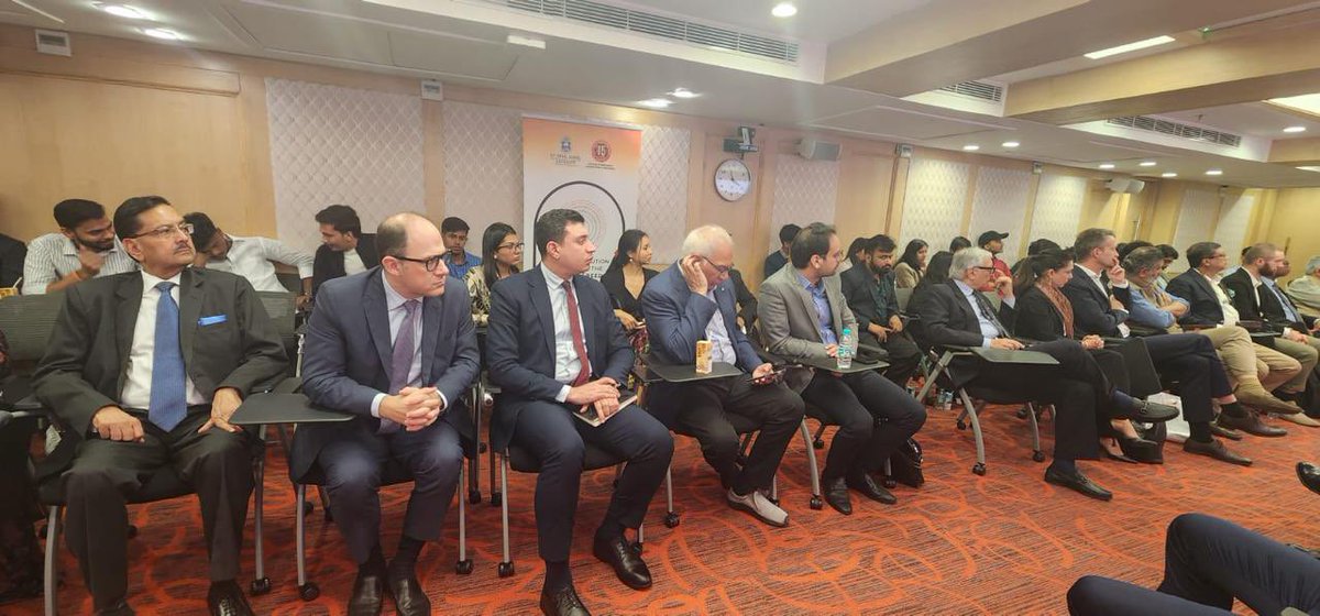 amitabhk87's tweet photo. Delighted to give my impressions at the Jindal Law University G20 Centre on the Summit Outcomes of the recently concluded G20 Summit in Rio. While complimenting #BraziI for its Presidency I highlighted the significant role played by India as a Troika member. I emphasised the need for Global South to pursue greater ambition on climate finance, debt and MDB reforms.
With the next presidency in South Africa’s hands, it is imperative to be ambitious and pursue action emerging from New Delhi and Rio Leaders’ Declarations. The voices of emerging markets must shape the collective future. @JindalLaw