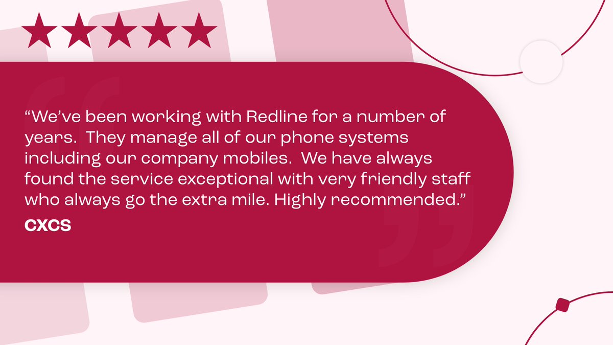 redlinehereford's tweet image. 📣Herefordshire businesses ... are you looking for support with your business communications? Swipe to see what our customers think and head to our website to find out more: redlinetele.com
 #CloudPhoneSystem #Connectivity #BusinessMobiles