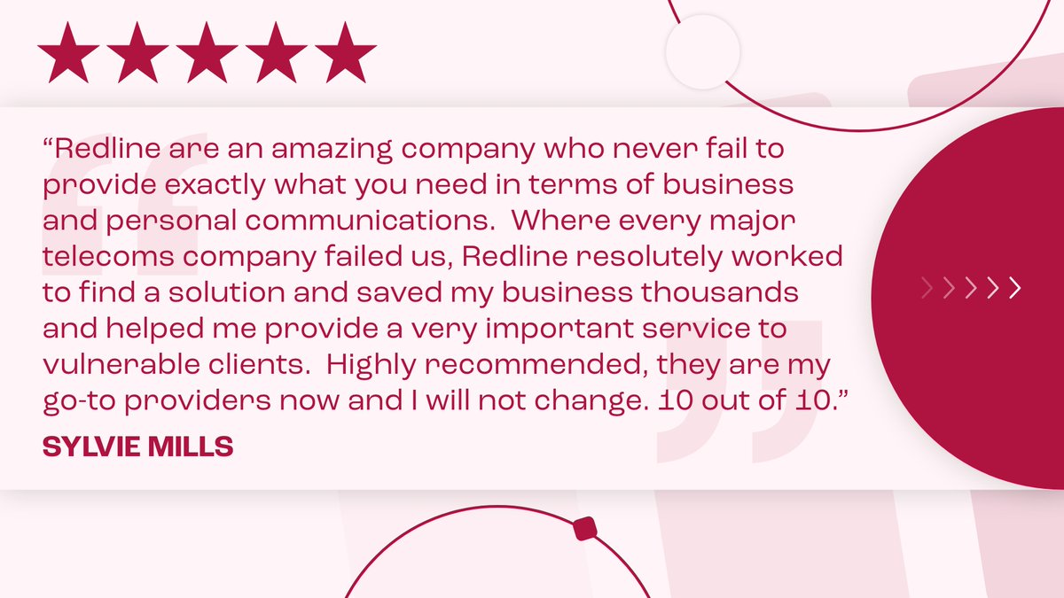 redlinehereford's tweet image. 📣Herefordshire businesses ... are you looking for support with your business communications? Swipe to see what our customers think and head to our website to find out more: redlinetele.com
 #CloudPhoneSystem #Connectivity #BusinessMobiles