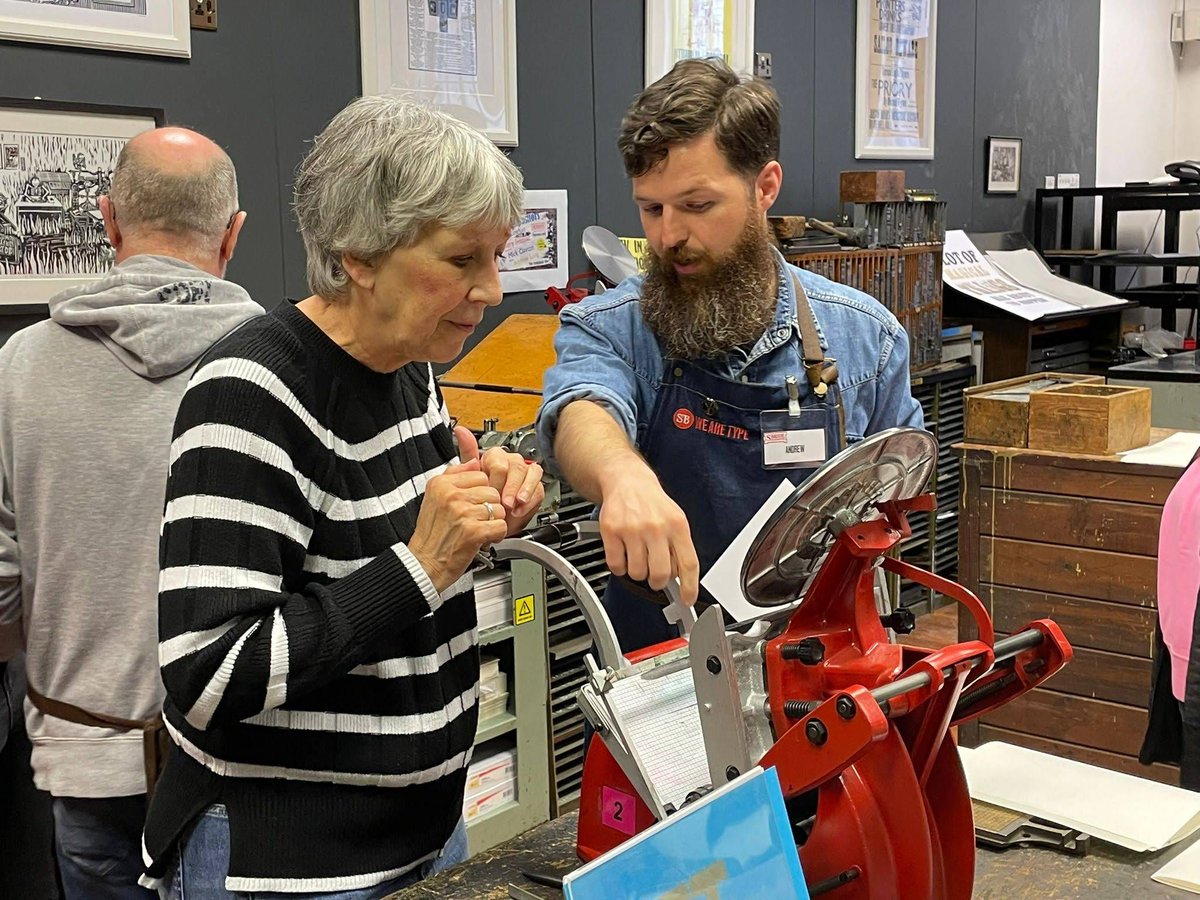 stbridefdn's tweet photo. You can now book letterpress workshops for January-March 2025! π
Whether its printing posters or learning the basics of the Adana press, our workshops give the perfect introduction to new or aspiring printers.
π https://t.co/MNIzCLD1cu
#PrintWorkshop #Letterpress #Printing https://t.co/7ZhuCFN9a3