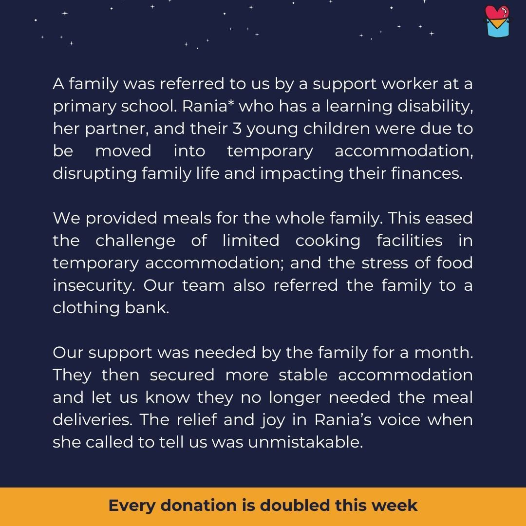 🌟 WINTER APPEAL 2024 🌟 

This week your donation is doubled! Any donation you make is match-funded through the Big Give Christmas Challenge.

To donate to our Big Give Appeal, follow the link in our bio or paste this link: buff.ly/49lR3t4