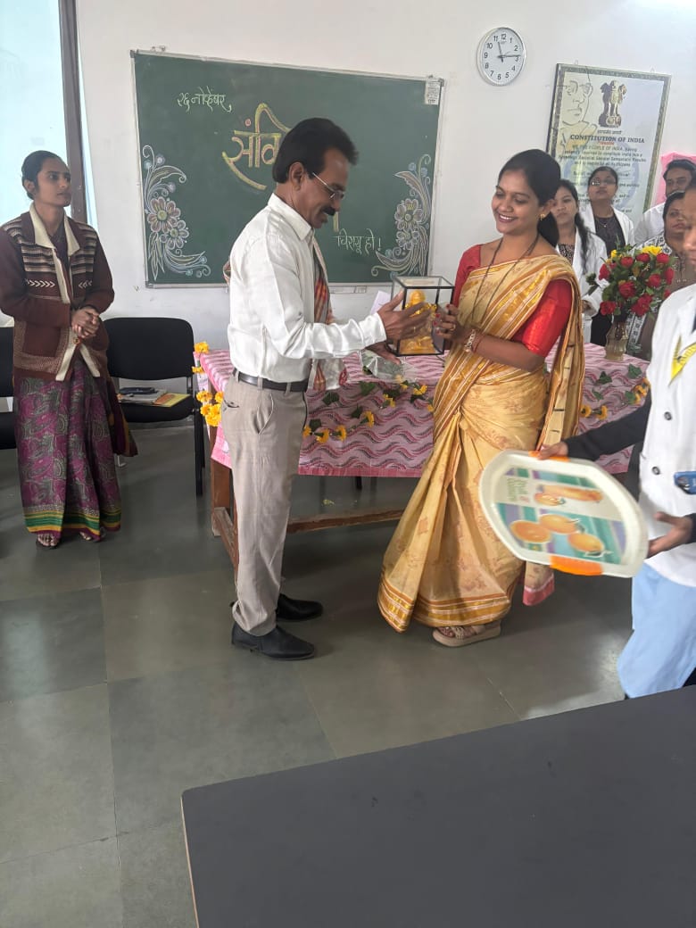 fntcnwardha's tweet photo. On 30/11/24  FNTCN college celebrated Constitution Day to commemorate the adoption of the Indian Constitution. 
#ConstitutionDay #Nursingcollege https://t.co/0mOTWxfJ9y
