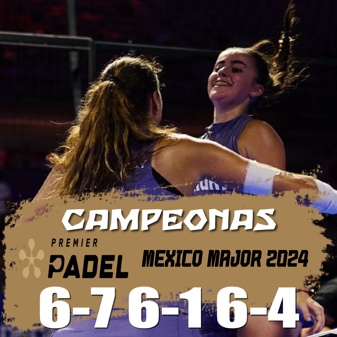 PsiqueDelPadel's tweet photo. 🏆 CAMPEONAS del PREMIER PADEL Mexico MAJOR 2024 🏆 

❌ Ortega &amp; Araujo 
✅ Triay &amp; Fernández 

📝 7-6 / 1-6 / 4-6

#padel #pádel #noticias #padelfip #premierpadel #premierpadelmexicomajor https://t.co/a5mmQ2FUwo