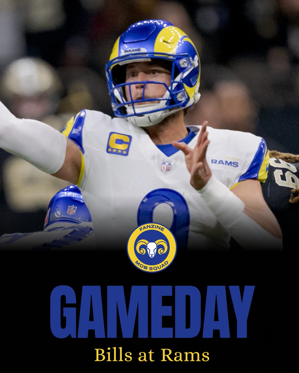 IT'S GAMEDAY‼️

🏈| #Bills @ #Rams

Drop your predictions below👇 #RamsHouse