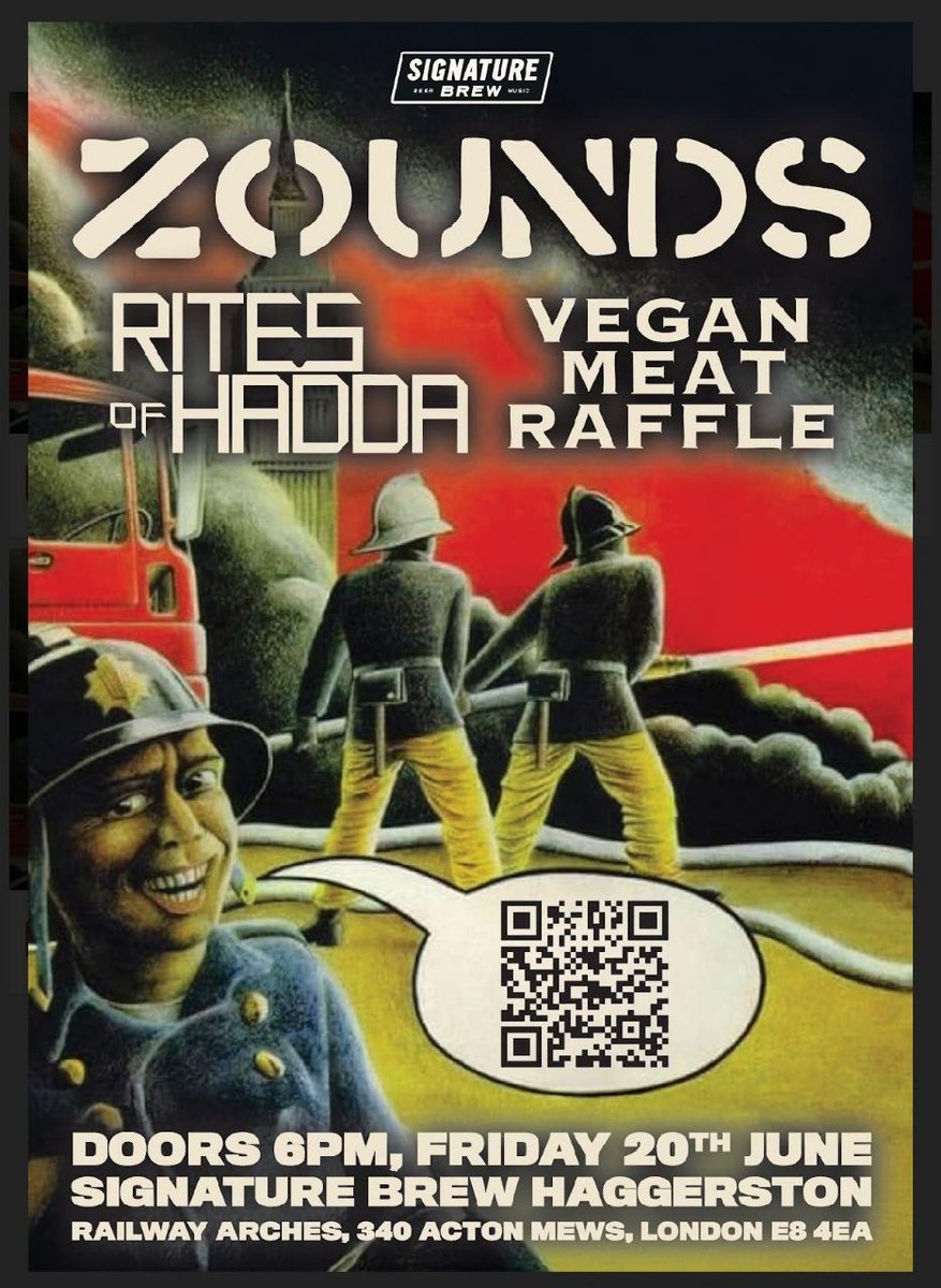 Dropped yesterday and already selling fast! Last three times we've played with zounds it has sold out every time but last time it sold out weeks in advance!!!
Tickets with bf are £13.77 HERE &gt;&gt; 
dice.fm/event/oeb2ng-z…
Happens to be on the eve of Summer Solstice too. 😊 #punk