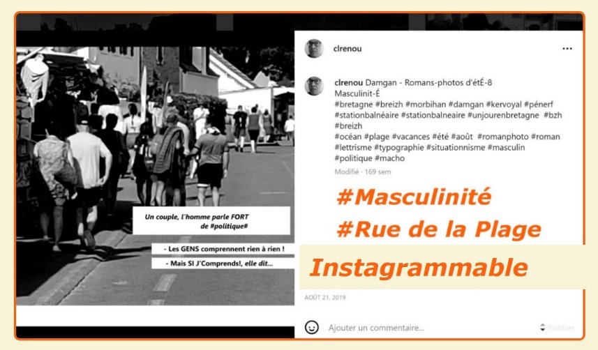 clrenou's tweet photo. Chroniques balnéaires
Paroles, paroles, paroles…
Damgan, station balnéaire, 75 % de résidences secondaires, population parfois multipliée par 20… Ça potine, ça ragote, ça papote… Sans filtre ! 
https://t.co/VFIsbKJAVl
https://t.co/h229YOGUln
 #Damgan #Psychogéographie #Perec https://t.co/ywsCnFSqp9