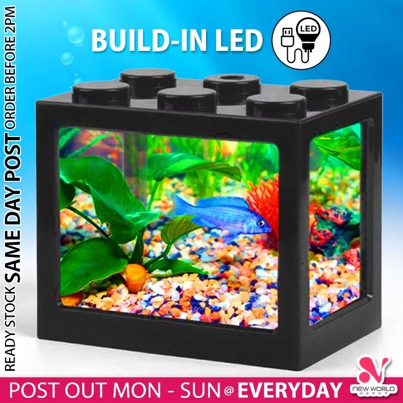 Unregemp's tweet photo. Check out 《 𝗕𝗨𝗜𝗟𝗗 𝗜𝗡 𝗟𝗘𝗗 》 Mini Lego Building Block Tank Betta Fish Aquarium For Breeding Tangki Akuarium Ikan Laga Pelaga 小鱼缸 for RM4.29 - RM4.45. Get it on Shopee now! https://t.co/akfklrxKKF https://t.co/beDNitWDl7