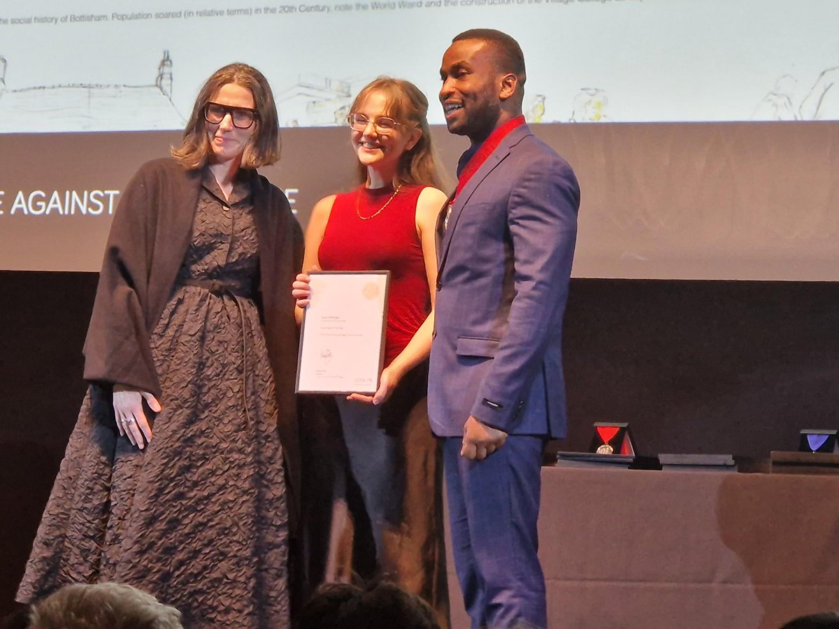 Just so proud of Roisin McMillan who received a Commendation for the @ribaeducation Bronze President's Medal supervised by Design Fellows Alida Bata and Donald McCrory. Her project Rage Against the Pristine is based in Bottisham.