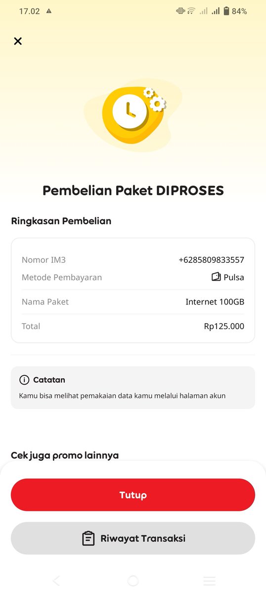 bangjeyopp's tweet photo. @CareIM3 Kenapa ga bisa di proses yaa? https://t.co/76XoDUCcfl