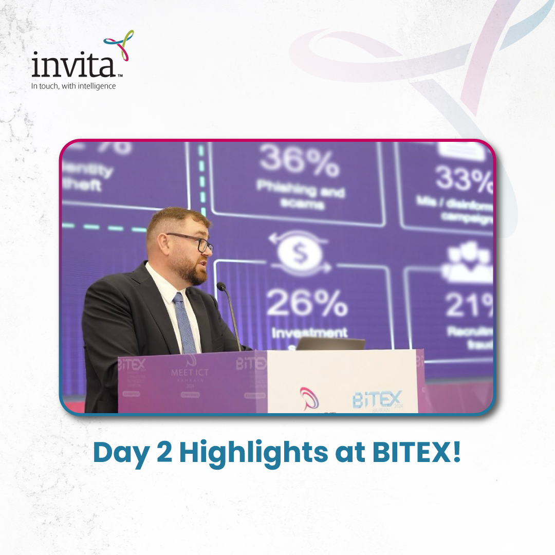 InvitaBahrain's tweet image. Day 2 at BITEX!

A day full of energy, networking, and groundbreaking innovations.

Don’t miss the final day—join us for an inspiring and opportunity-filled experience!

#BITEX #InvitaBahrain #Innovation #Bahrain