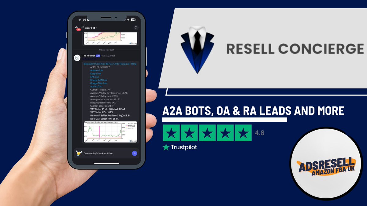 AdsResell's tweet photo. Resell Concierge - The world’s 1st concierge for making you money.

Check out the results from some of the Members in November⬇️
https://t.co/MgZubJ17a9

Daily Staff Leads, A2A, 3rd Party Bots and that's  a snippet of what's in the server!

Join today⬇️
https://t.co/UaJHFLRIQS https://t.co/2P3uxczaIg