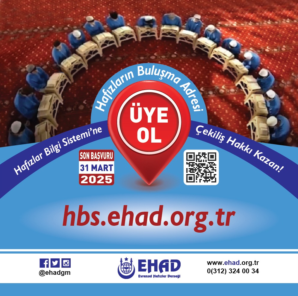 ehadgm's tweet photo. Hafızların Buluşma Adresi Hafızlar Bilgi Sistemine üye ol Umre ziyareti başta olmak üzere onlarca hediyeden birini kazanma fırsatı yakala!
Kampanya şartnamesi ve başvuru için
https://t.co/5TT4Lh0fQE
Hafızlar Bilgi Sistemine (HBS) sadece hafız olanlar üye olabilir.
@DIBAliErbas https://t.co/QbgYPHW00Q