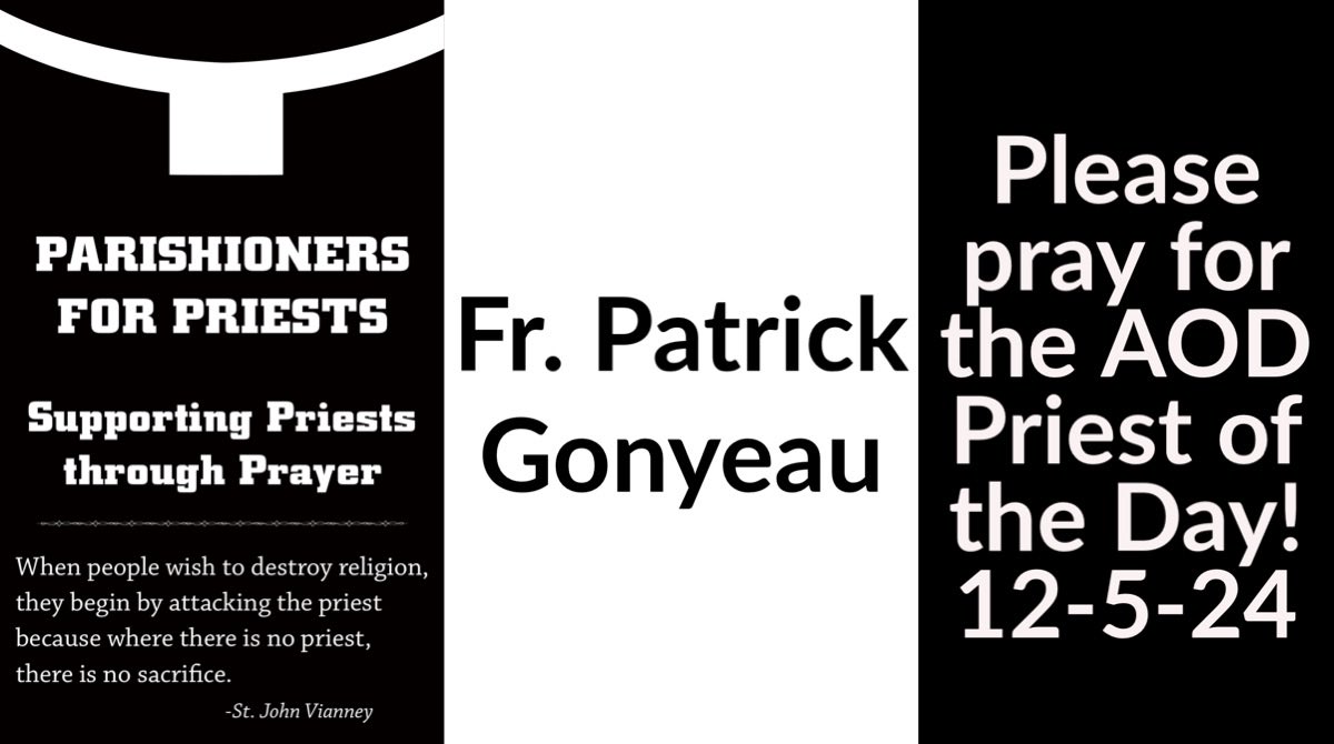 4priests's tweet photo. #prayforourpriests #prayforpriests #priestoftheday #parishionersforpriests https://t.co/Db6jl4SmIL