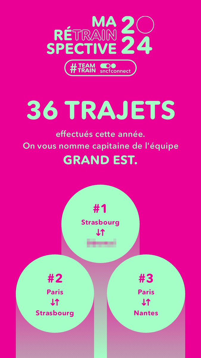 Eh bah ça voyage avec <a href="/SNCFConnect/">SNCF Connect</a> #TeamTrain
Forcément Strasbourg la meilleure ville 🤭