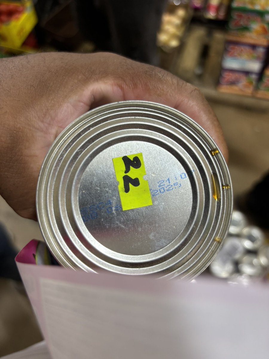 SpeakerofJoburg's tweet photo. Very suspicious special on these 12 tins of fish 🤔#LetsFixJohannesburg https://t.co/EEjWUOe0lo