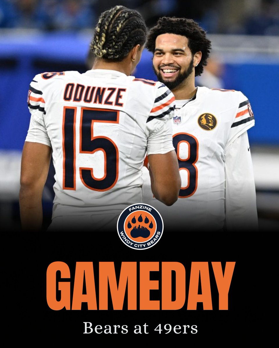 IT'S GAMEDAY‼️

🏈| #Bears @ #49ers

Drop your predictions below👇 #DaBears