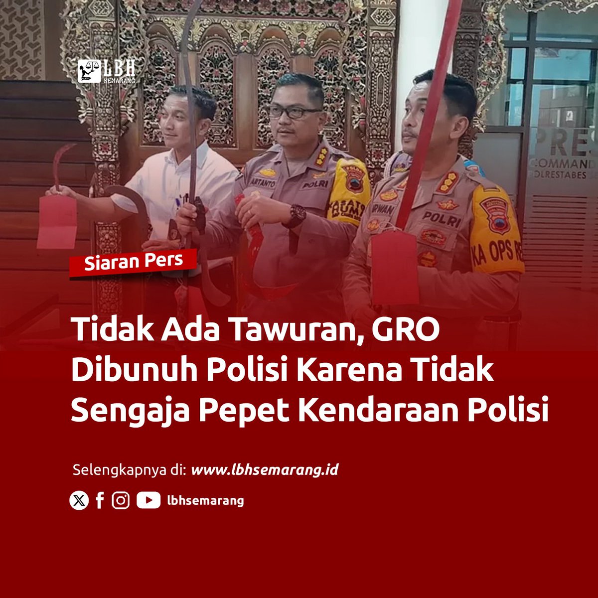 Video lama Gus Miftah diunggah. Kali ini lebih parah, bahkan kepada perempuan legendaris, Bu Yati Pesek.

Oke, silakan.

Tapi jangan sampai lupa dengan Gama. Ada polisi yang menembak warga sipil hingga meninggal. Kronologinya simpang-siur, bahkan oleh polisi sendiri.

🙏🏻