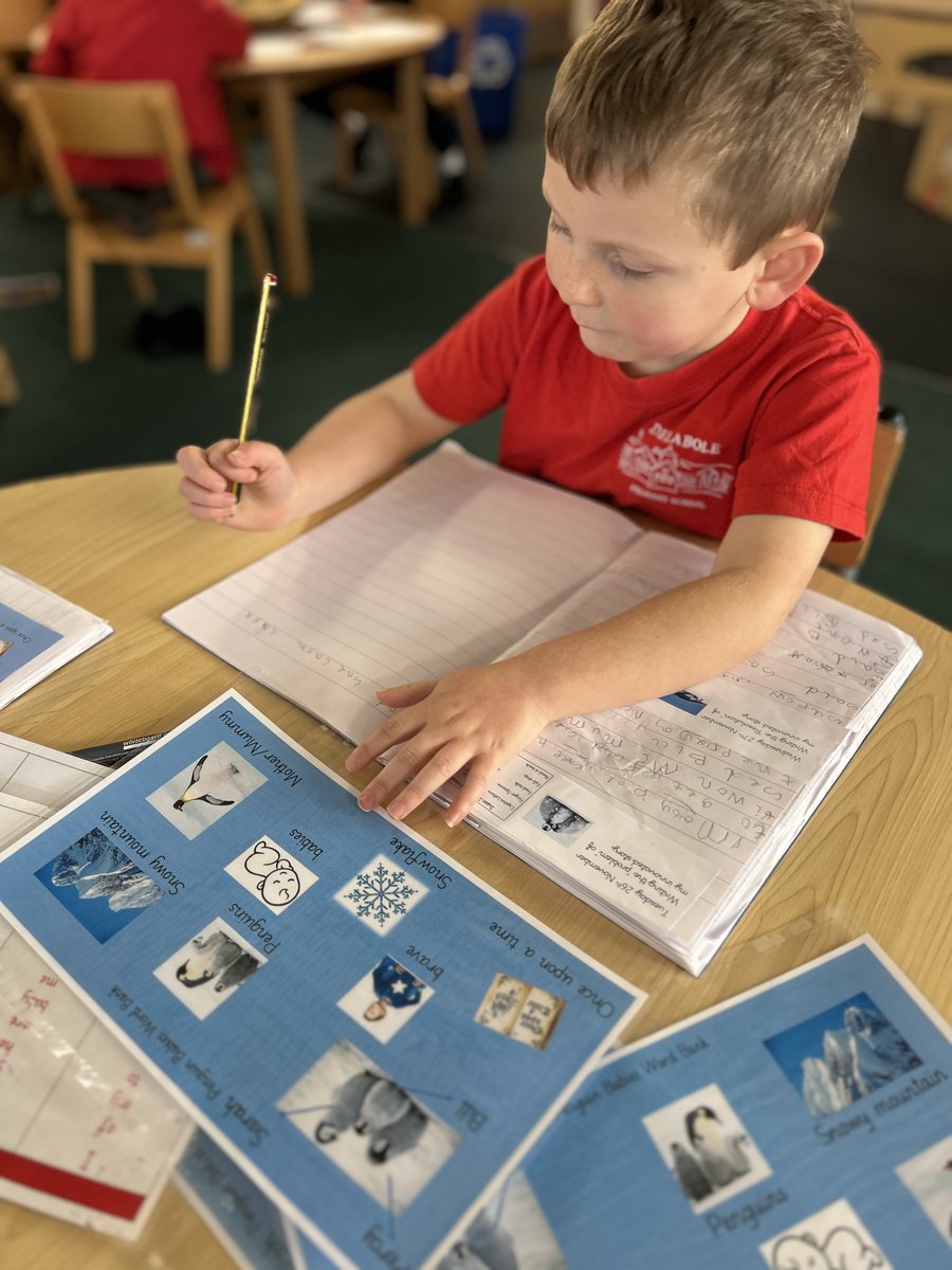 delabole_school's tweet photo. Our Year 1 authors have been putting the finishing touches to their innovated story ‘The Penguin Babies’. They are looking forward to sharing their completed stories. https://t.co/CmWCZBq8Qs