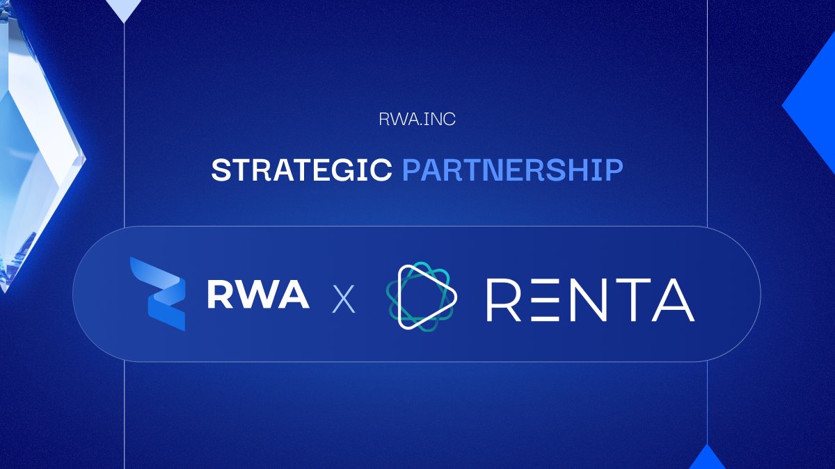 RWA Inc is partnering with <a href="/RentaNetwork/">Renta Network</a>, a Web3 platform redefining property rentals through AI driven blockchain technology.

This collaboration combines RWA Inc’s tokenization ecosystem and Renta Network’s innovative rental solutions. Bringing together new markets and asset